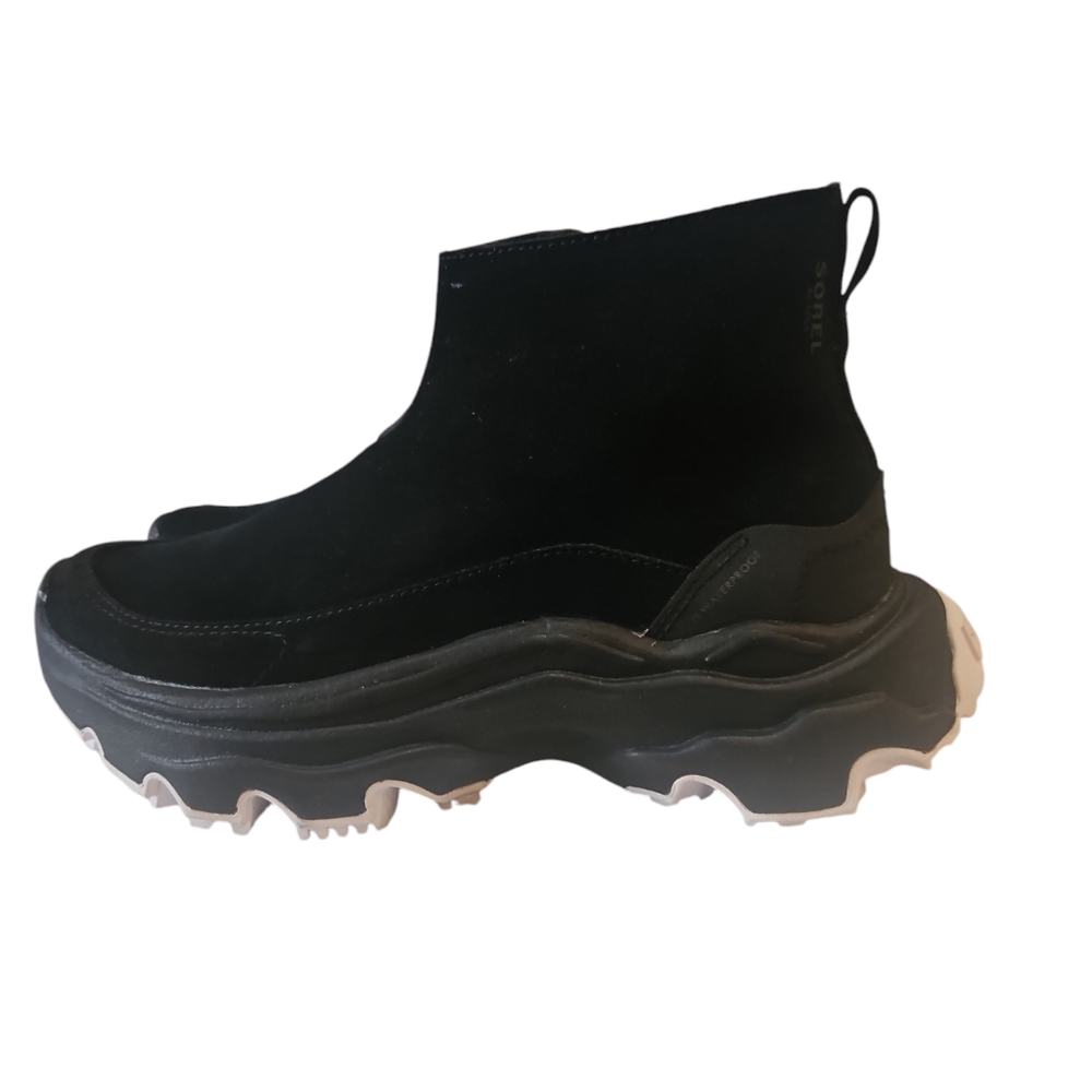 SORAL ACADIA BREAKTRRE WOMEN BLACK WATERPROOF BOOT SIZE 6.5/7/8/10